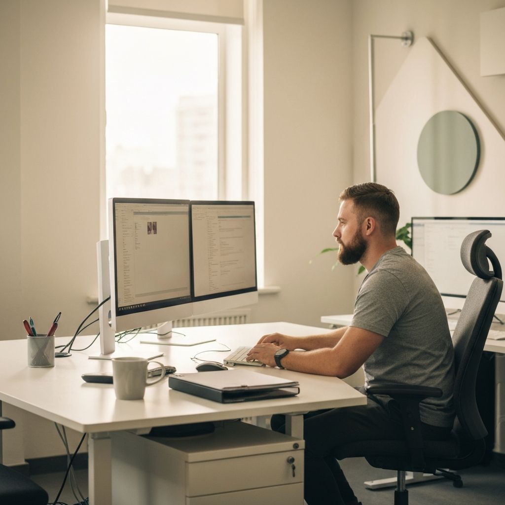 Tech workspace